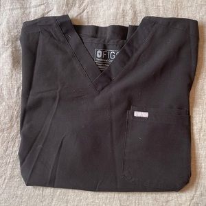 FIGS | Men’s, Black Scrub Top
